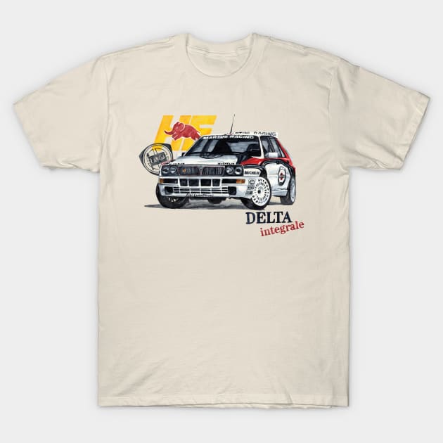 Lancia delta t shirt 2025